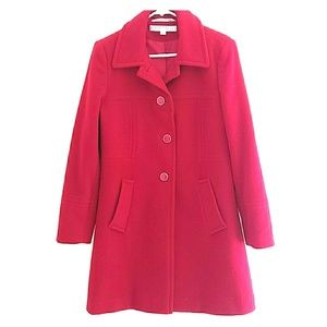 Larry Levine Red Wintee coat